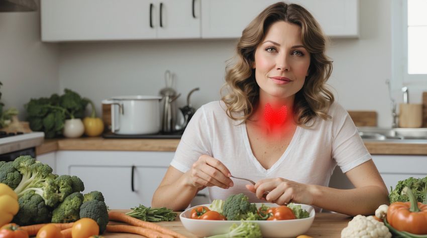 vegan suffering from thyroid deficiency due to low iodine