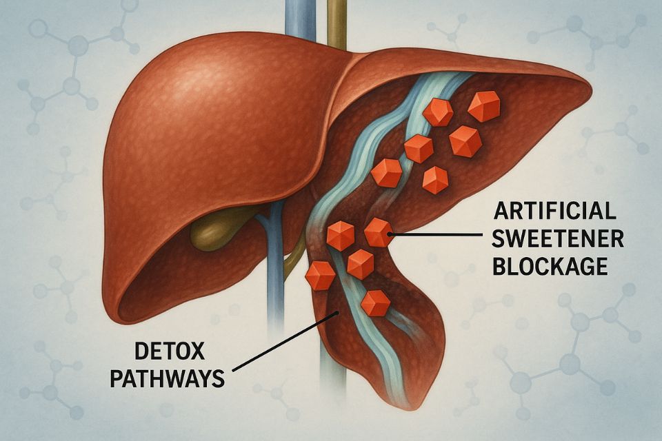 artificial sweetener blocking the liver detox pathways