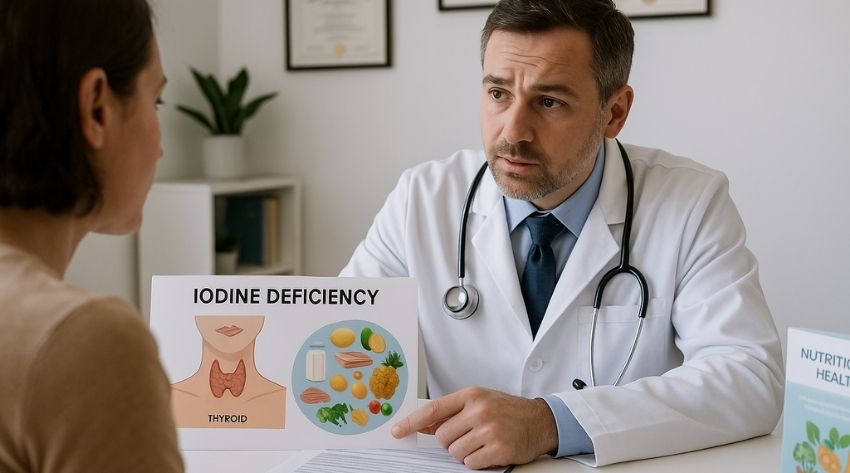 endocrinologist expressing concerns about iodine deficiency
