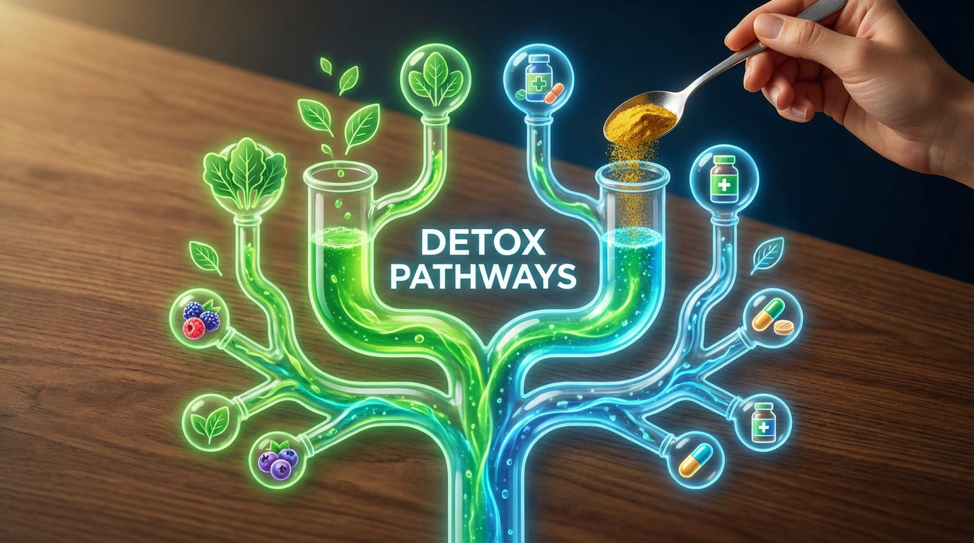 how to strengthen detox pathways with nurtition and supplements