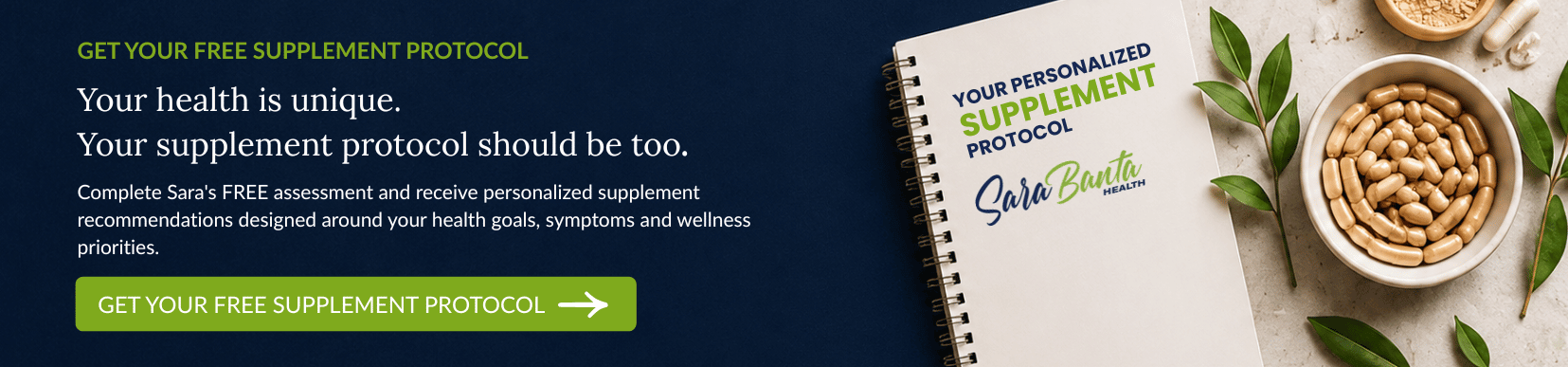 sara banta free supplement protocol