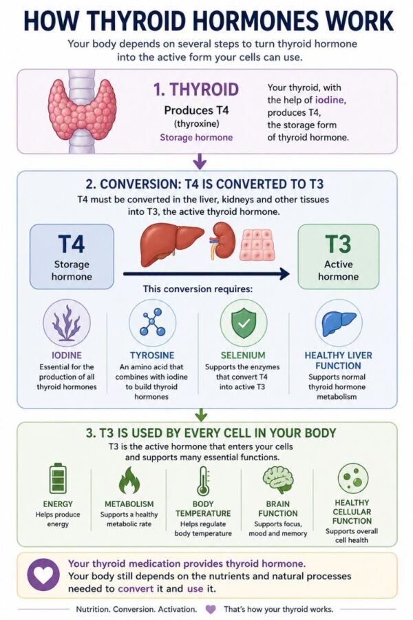 how thyroid hormones word